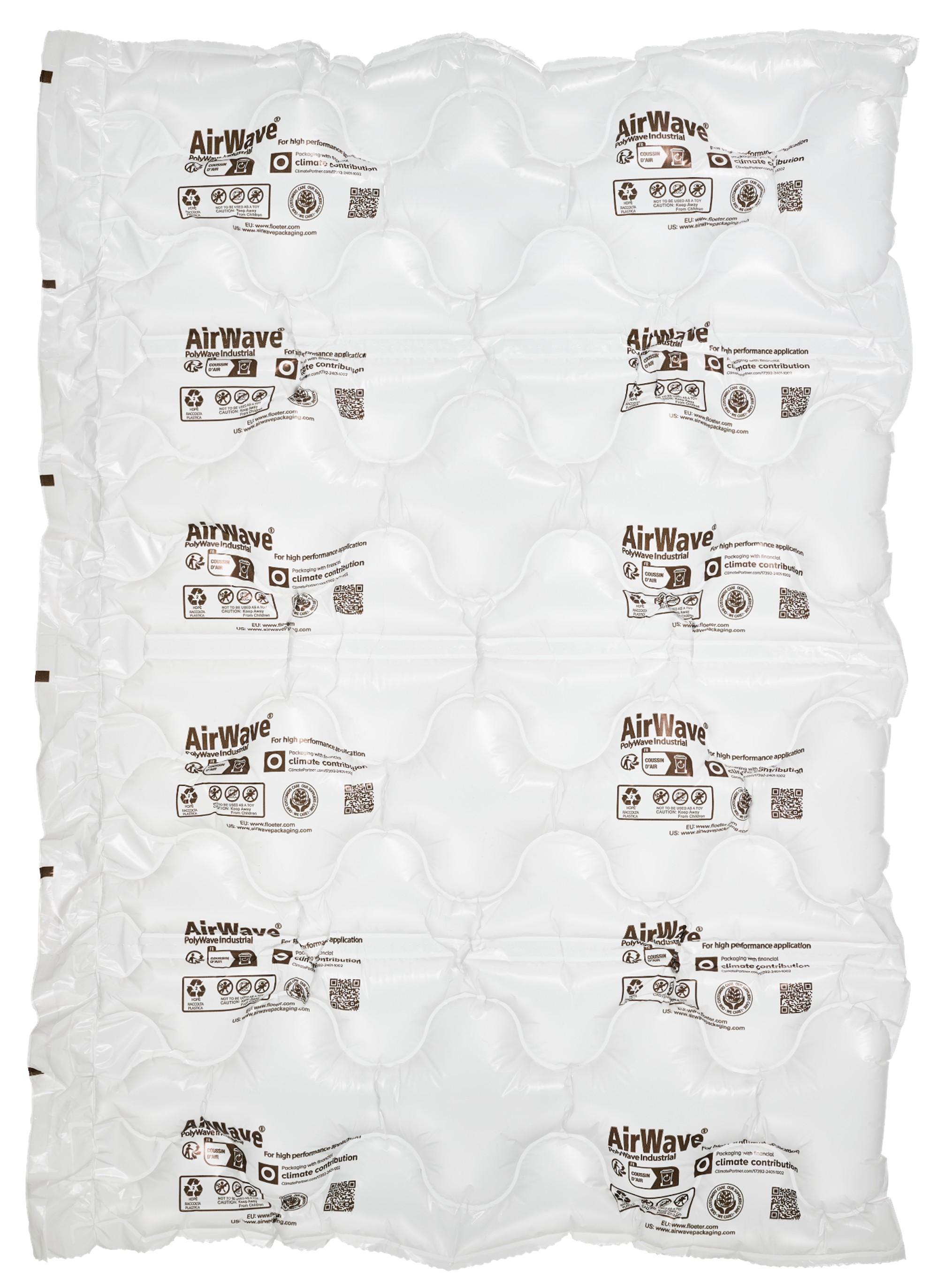 PolyWave Industrial Type 8.6 - air cushion wrappers