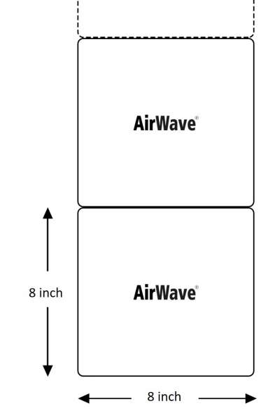 Sample of PolyWave light duty Type 7.3 - air cushion chains (inflated air cushion)